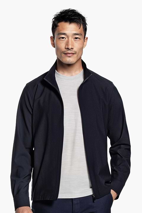 Track Jacket Very Dark Navy - Base Image