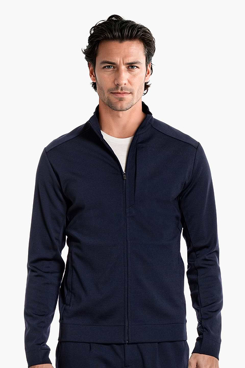 Travel Jacket Deep Navy - Base Image