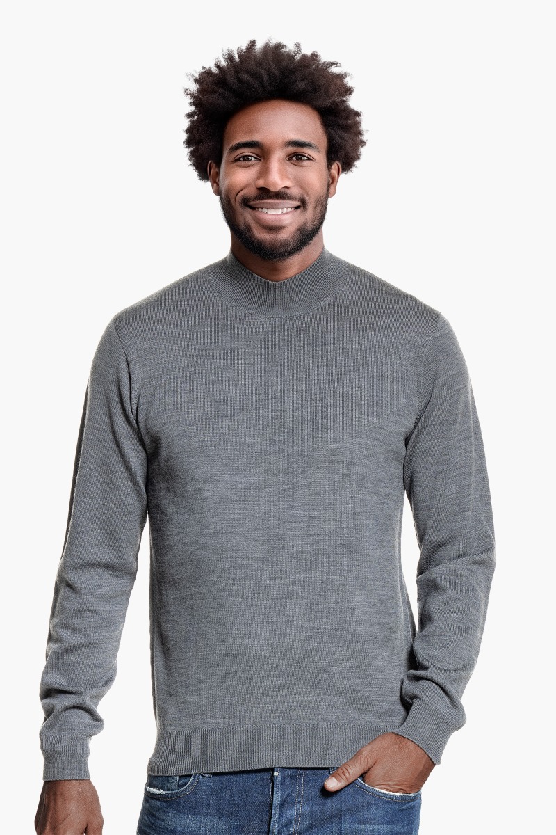 Mock neck sweater men - Joe Turtle 3D | Joe Merino