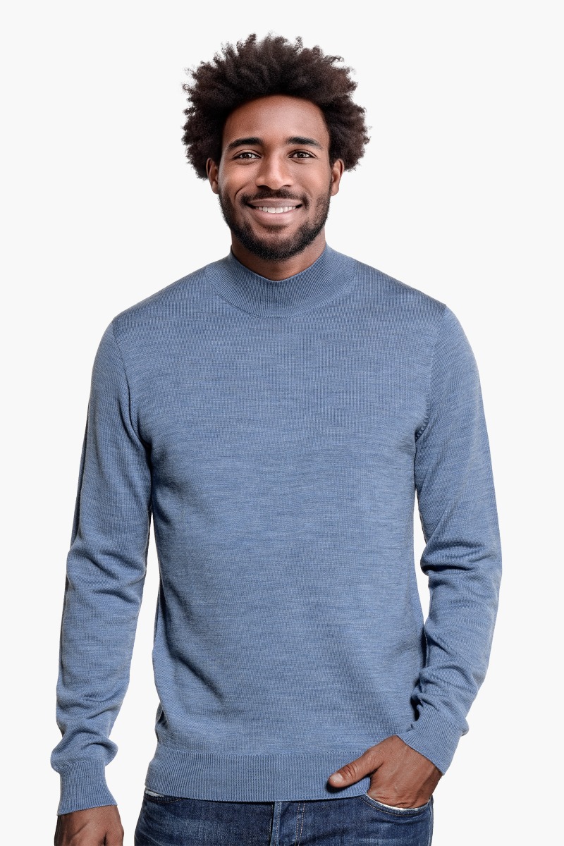 新品　BRIEFING　正規品　WOOL TURTLE NECK Mock neck sweater men - Joe Turtle 3D | Joe Merino