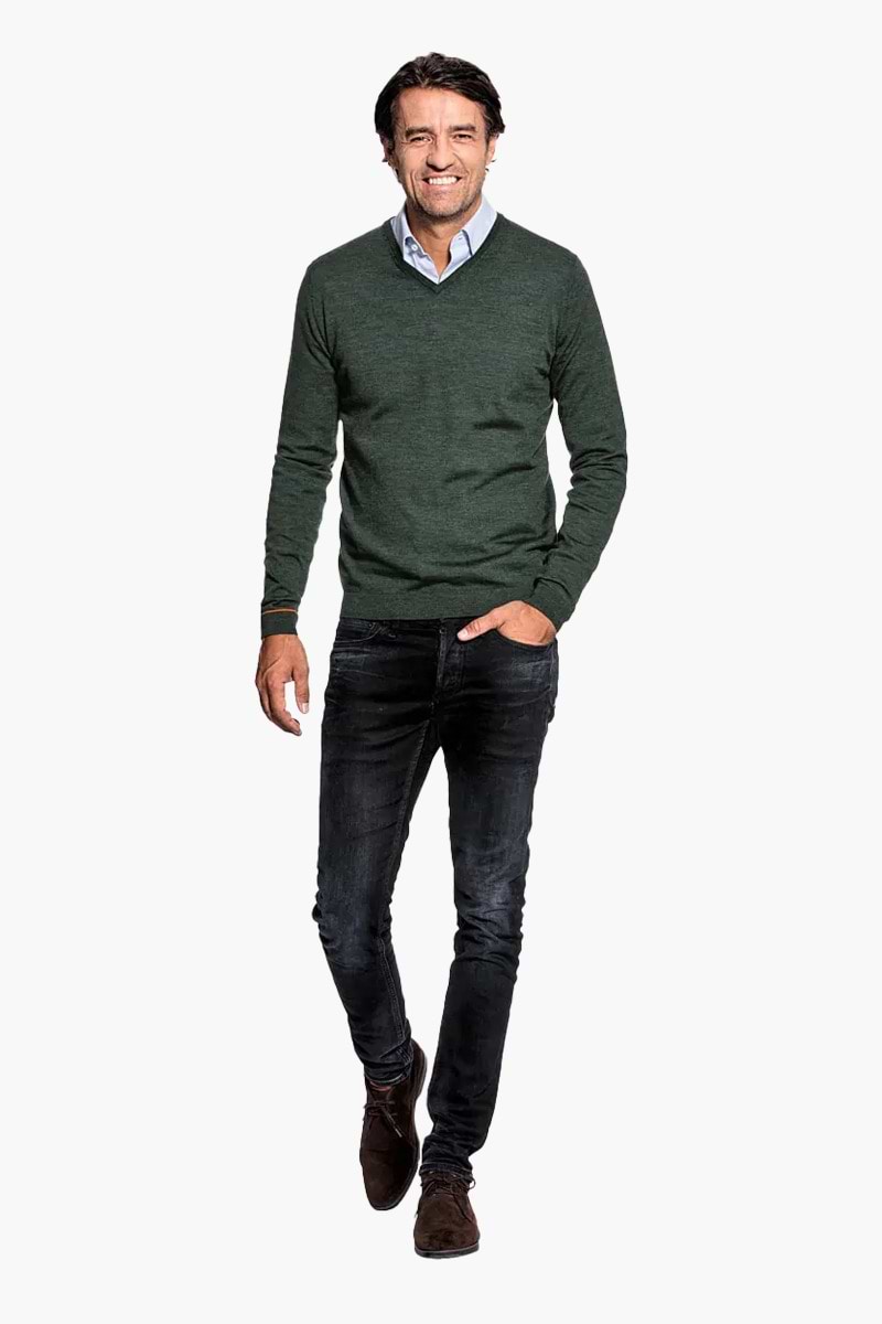 Joe V-Neck British Green