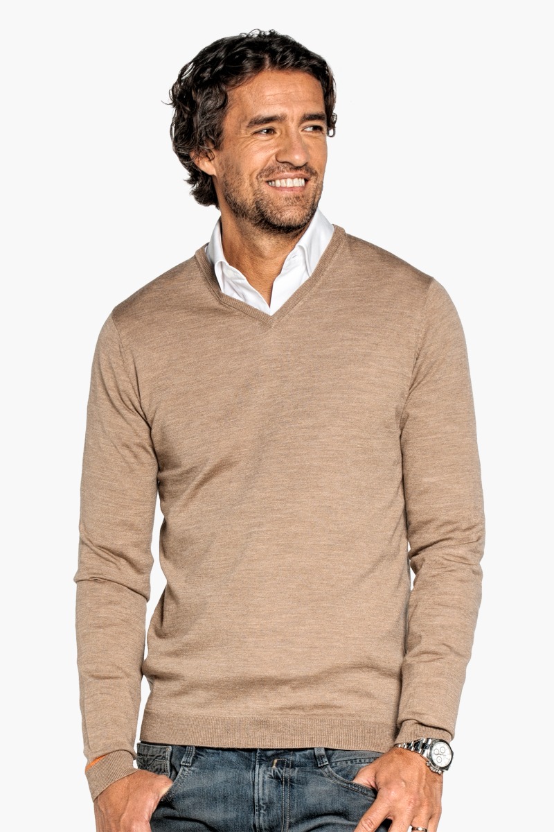 Joe V-Neck Caramel
