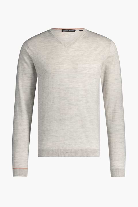 Joe V-neck Dover Grey - Base Image