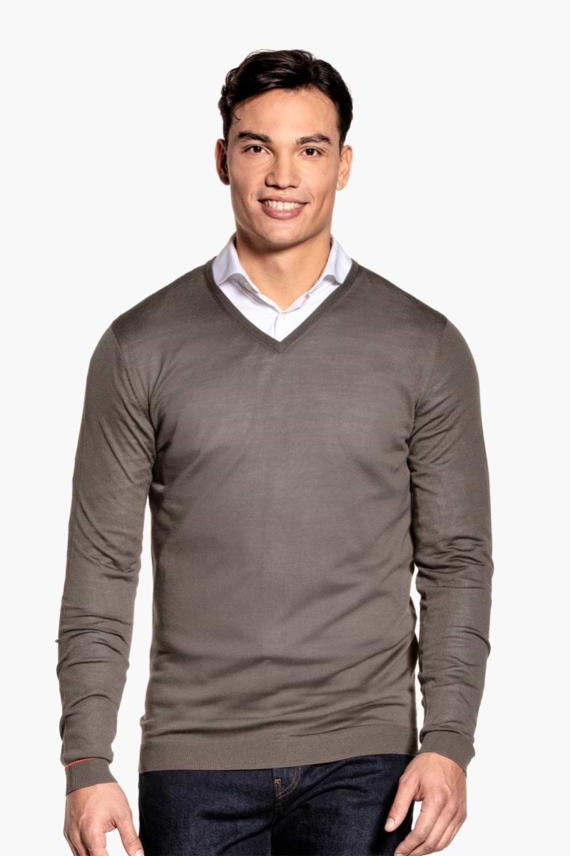 Joe V-neck Extra Long Military