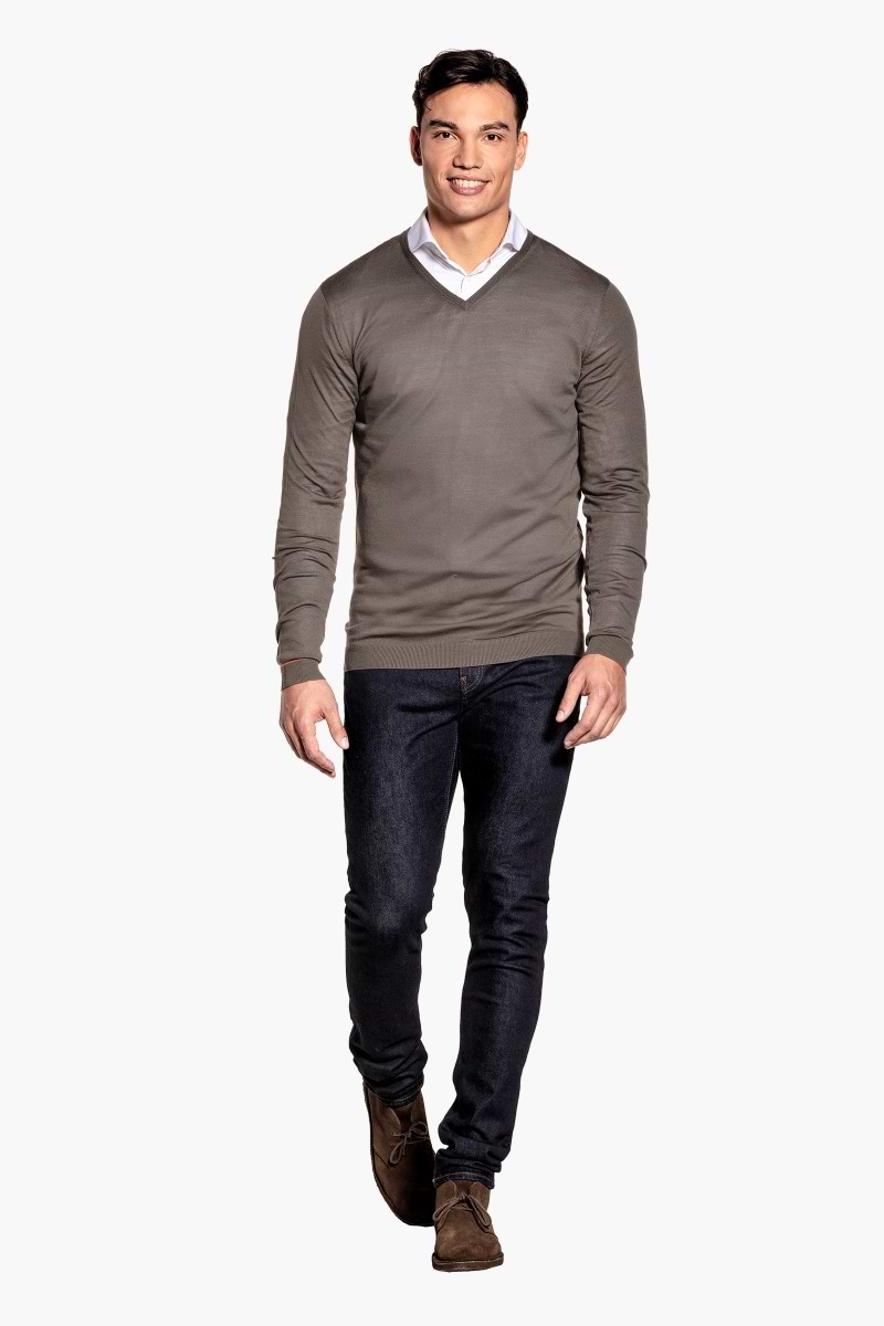 Joe V-neck Extra Long Military