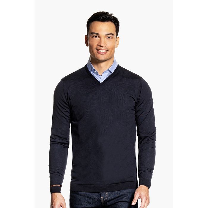 Joe V-neck Extra Long Very Dark Navy