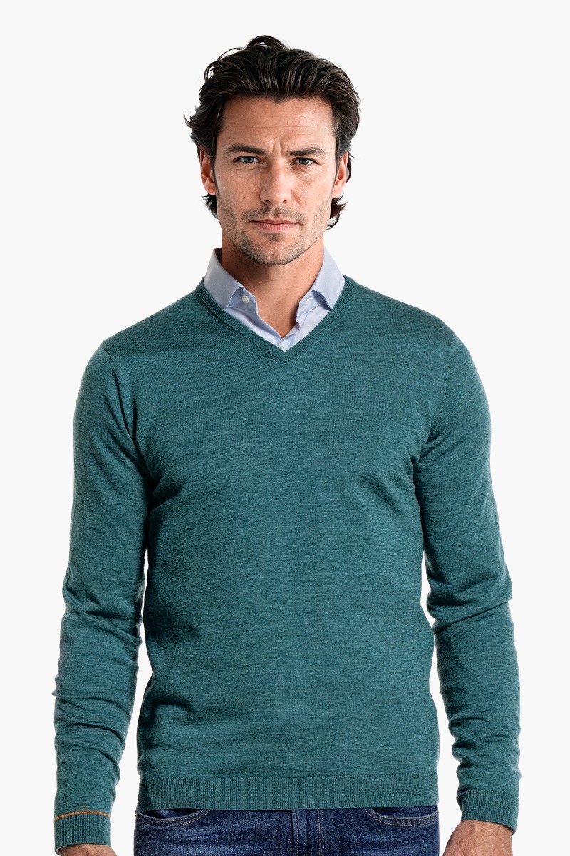 V-Neck Kingfisher Petrol