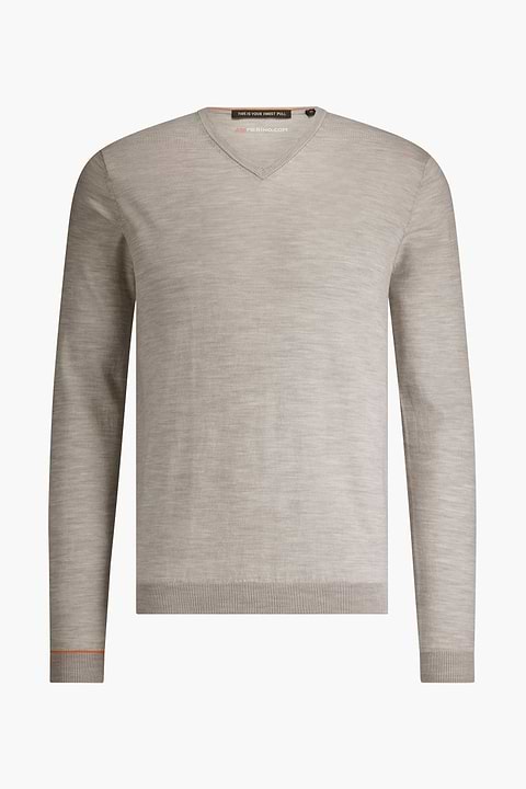 V-Neck Limestone Beige  - Base Image