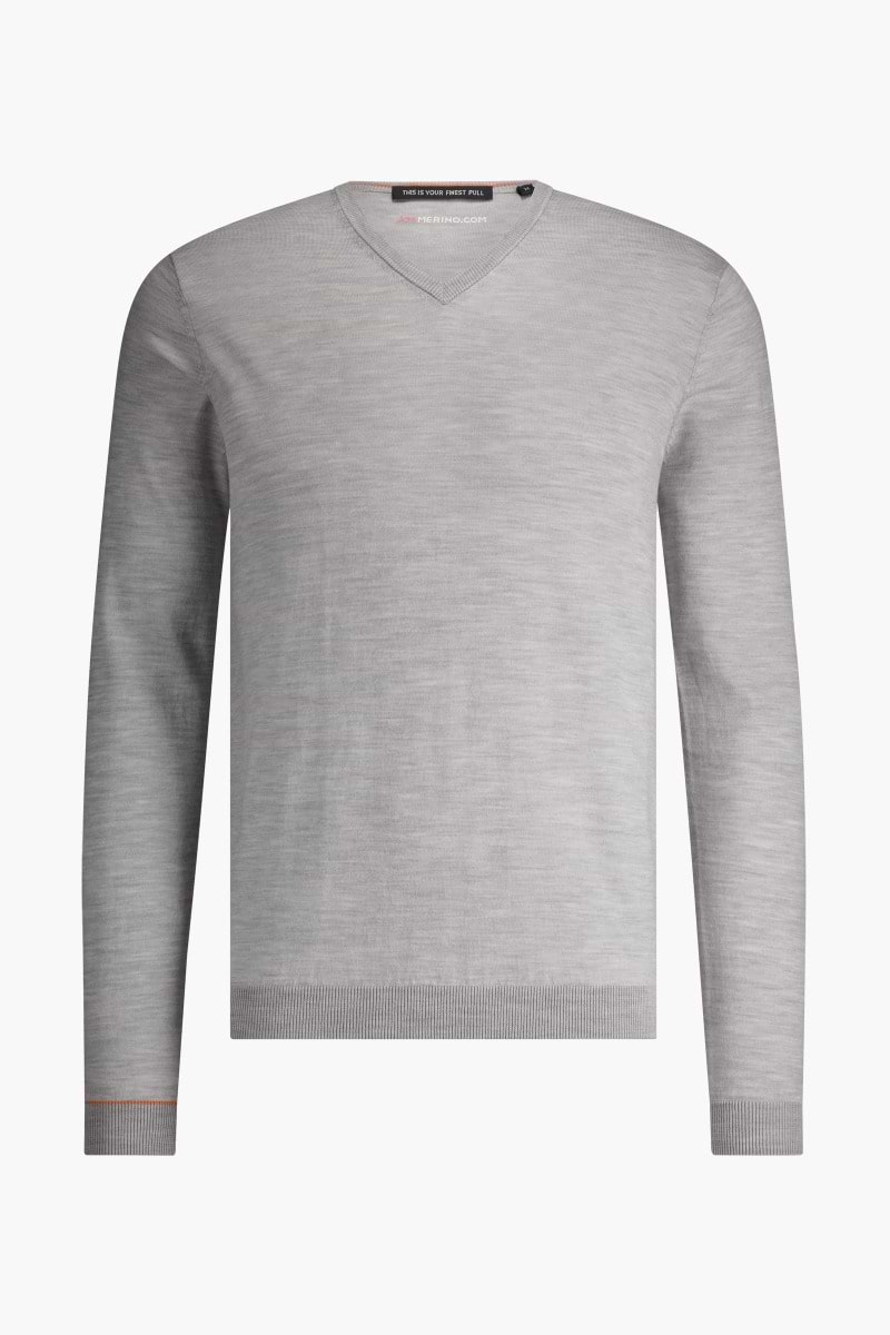 V-Neck Limestone Grey