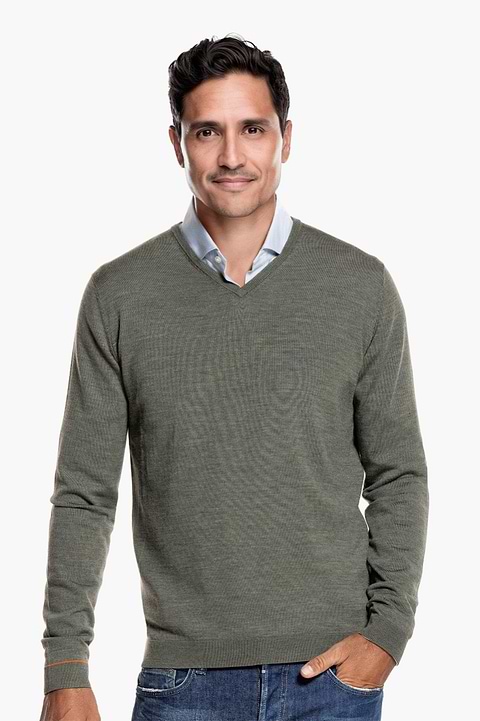 V-Neck Million Dollar Green - Base Image