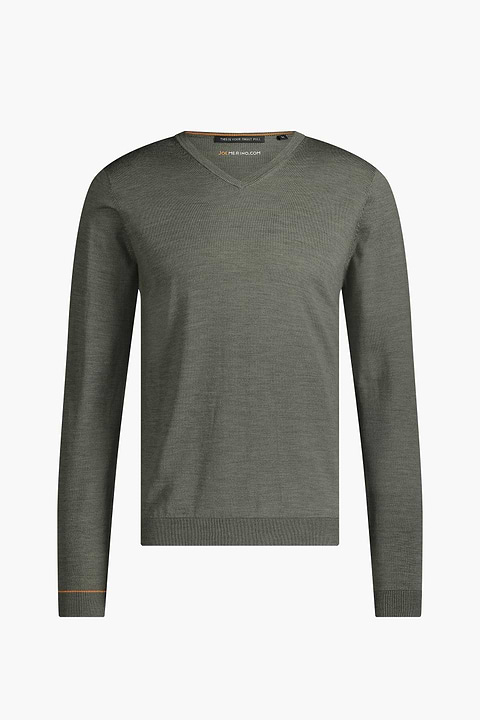 V-neck Extra Long Million Dollar Green - Base Image