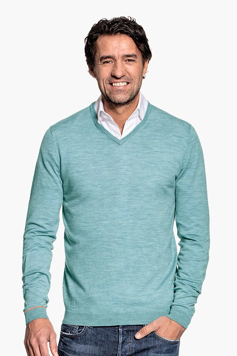 Joe V-neck Mythos Blue - Base Image