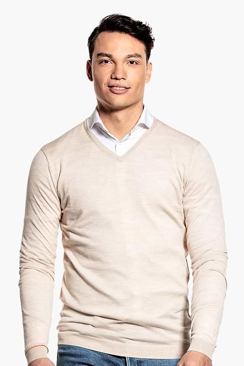 Joe V-neck Extra Long Sparkling Champagne - Base Image