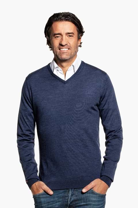 Joe V-neck Summernight Navy - Base Image