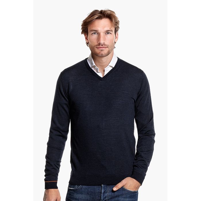 Joe V-Neck True Navy