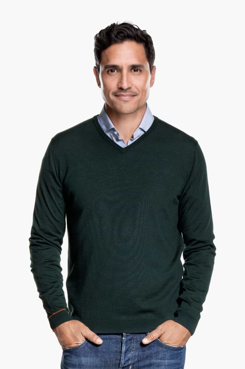 Merino Sweater, V-Neck | Joe V-Neck - Joe Merino