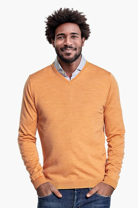 V-Neck Wild Peach - Base Image