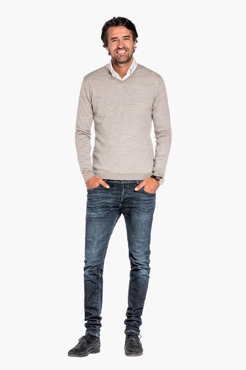 Joe V-Neck Windsor Beige