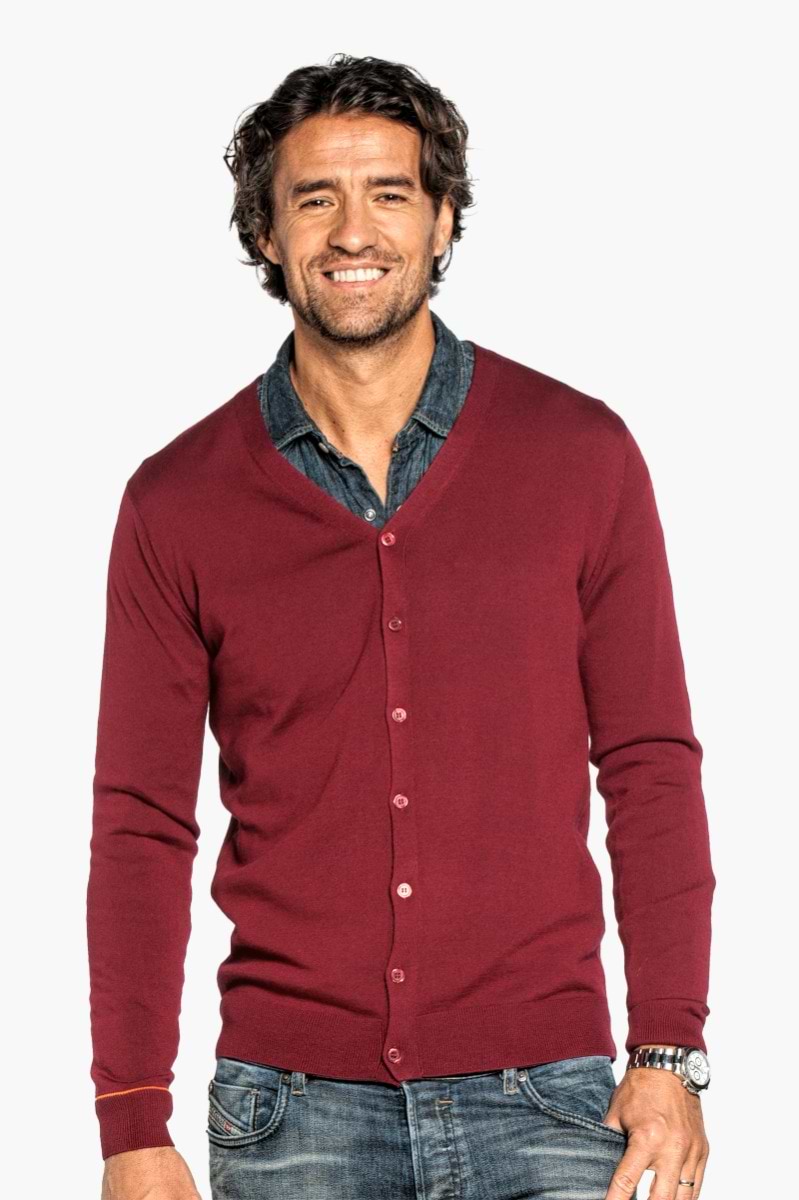 Joe Vest Burgundy Red - Base Image