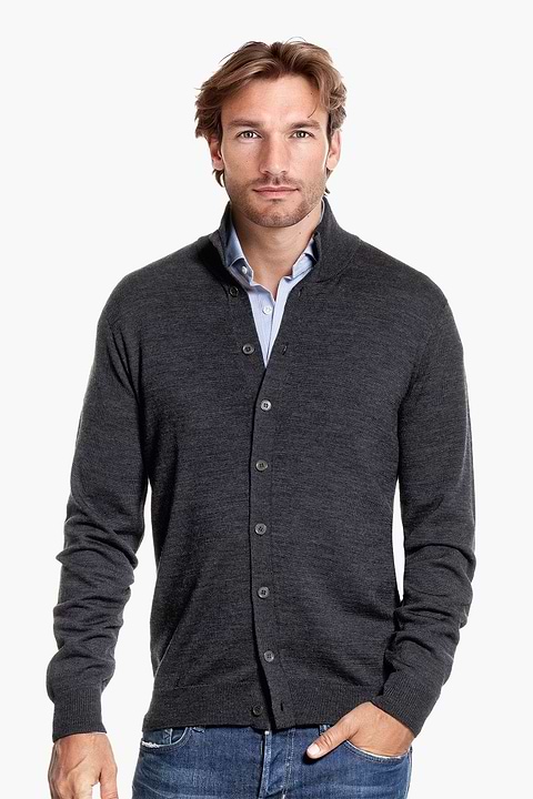 Vest Button 3D Antracite Grey - Base Image