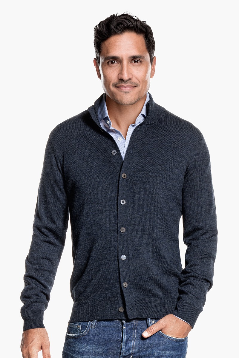 Vest Button Easy Fit Blue Whale