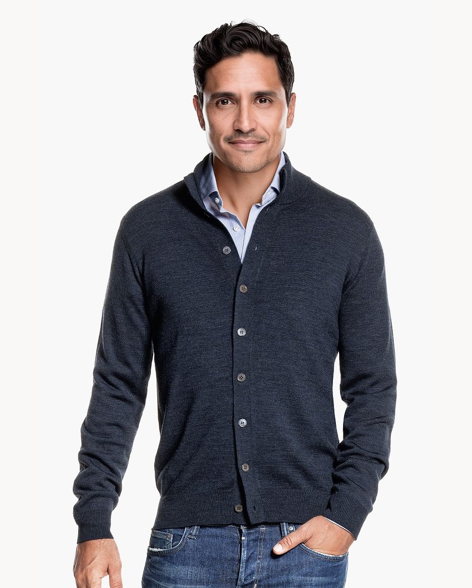 Vest Button Easy Fit Blue Whale