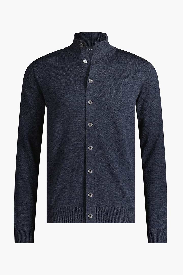 Vest Button Easy Fit Blue Whale - Base Image