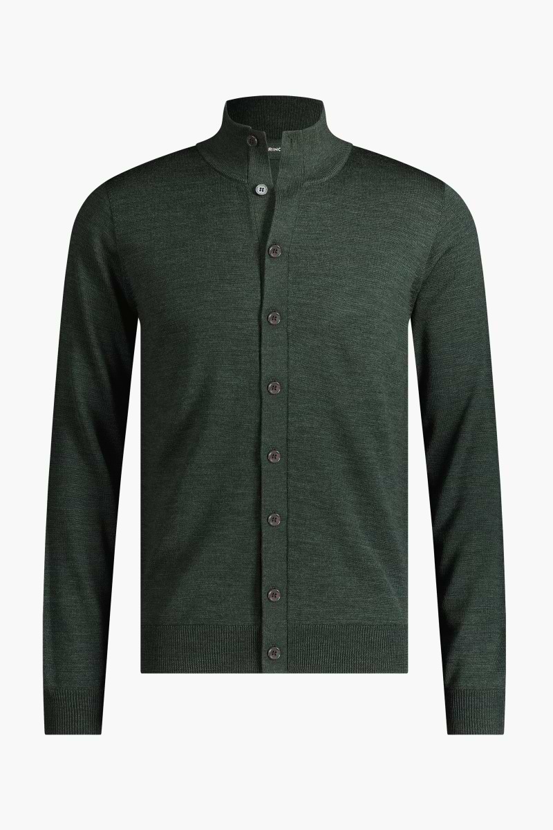 Vest Button Easy Fit British Green