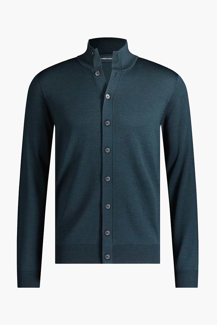 Vest Button Easy Fit Proud Peacock - Base Image