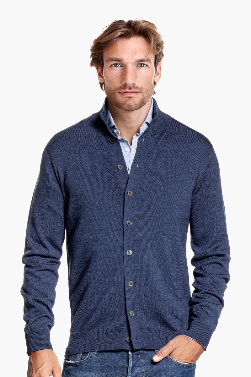 Vest Button Easy Fit Summernight Navy