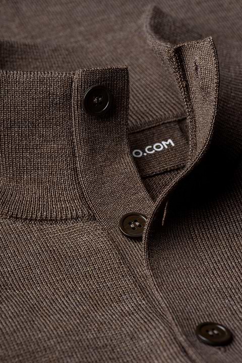 Vest Button 3D Tobacco Brown - Base Image