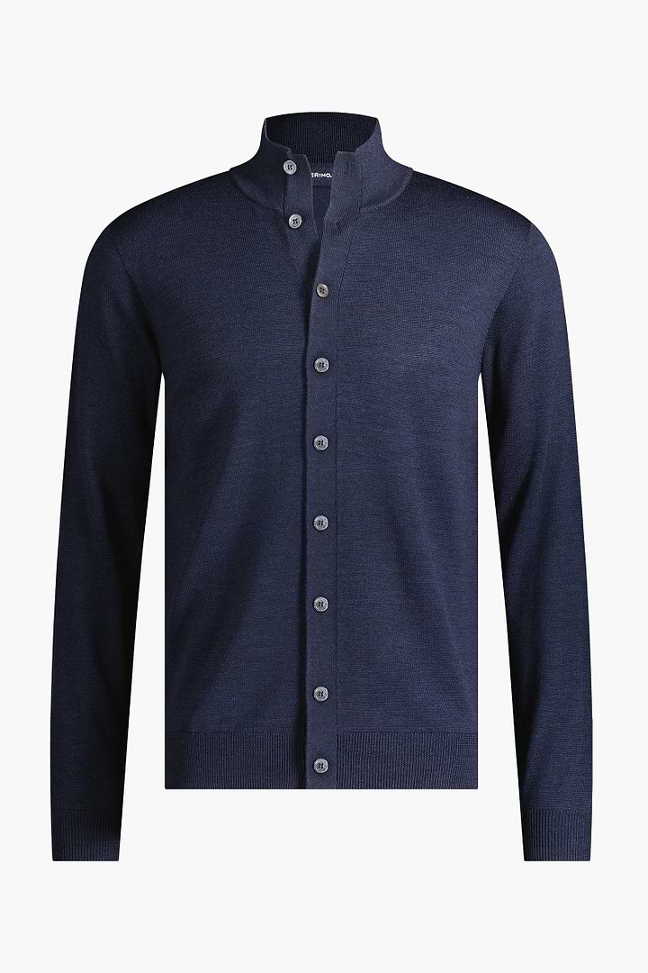 Vest Button Easy Fit True Navy - Base Image
