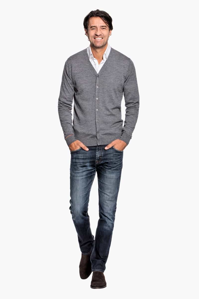 Joe Vest Grey Charcoal