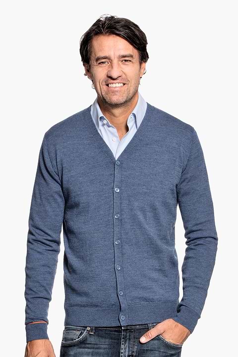 Joe Vest Jeans Blue - Base Image