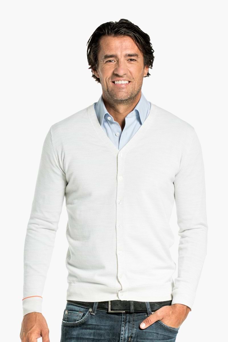 Joe Vest Wool White