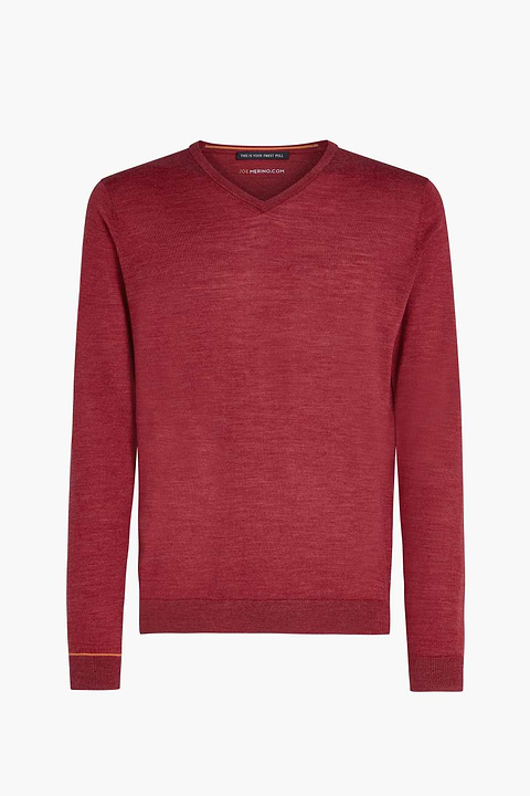 V-Neck Coral Red - Base Image