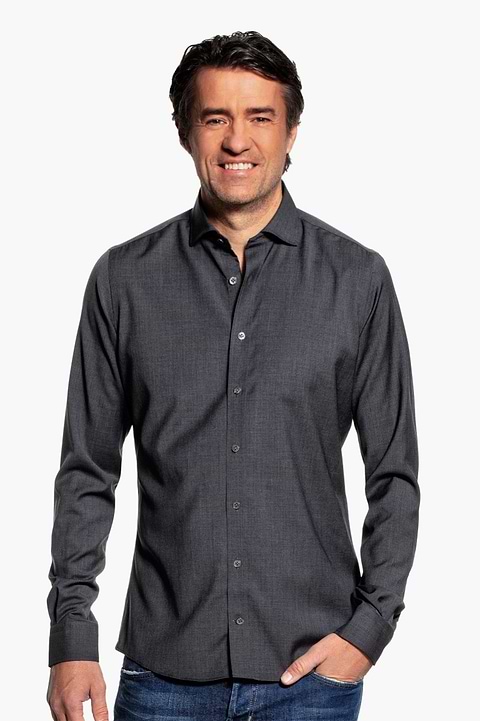 Joe Woven Shirt Antra Grey - Base Image
