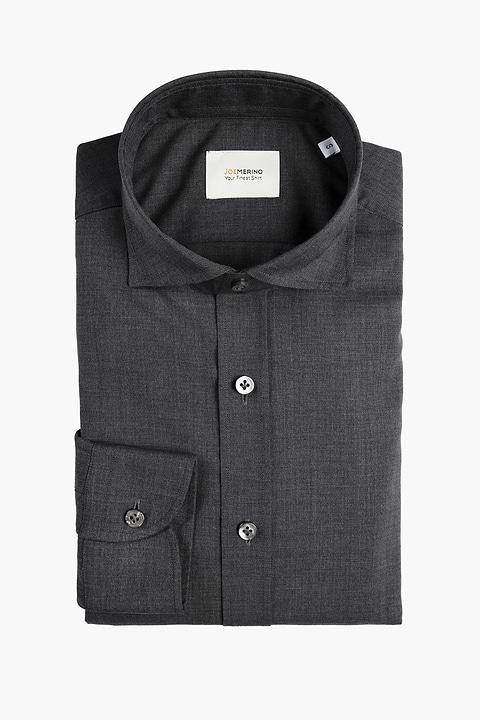 Joe Woven Shirt Antra Grey - Base Image
