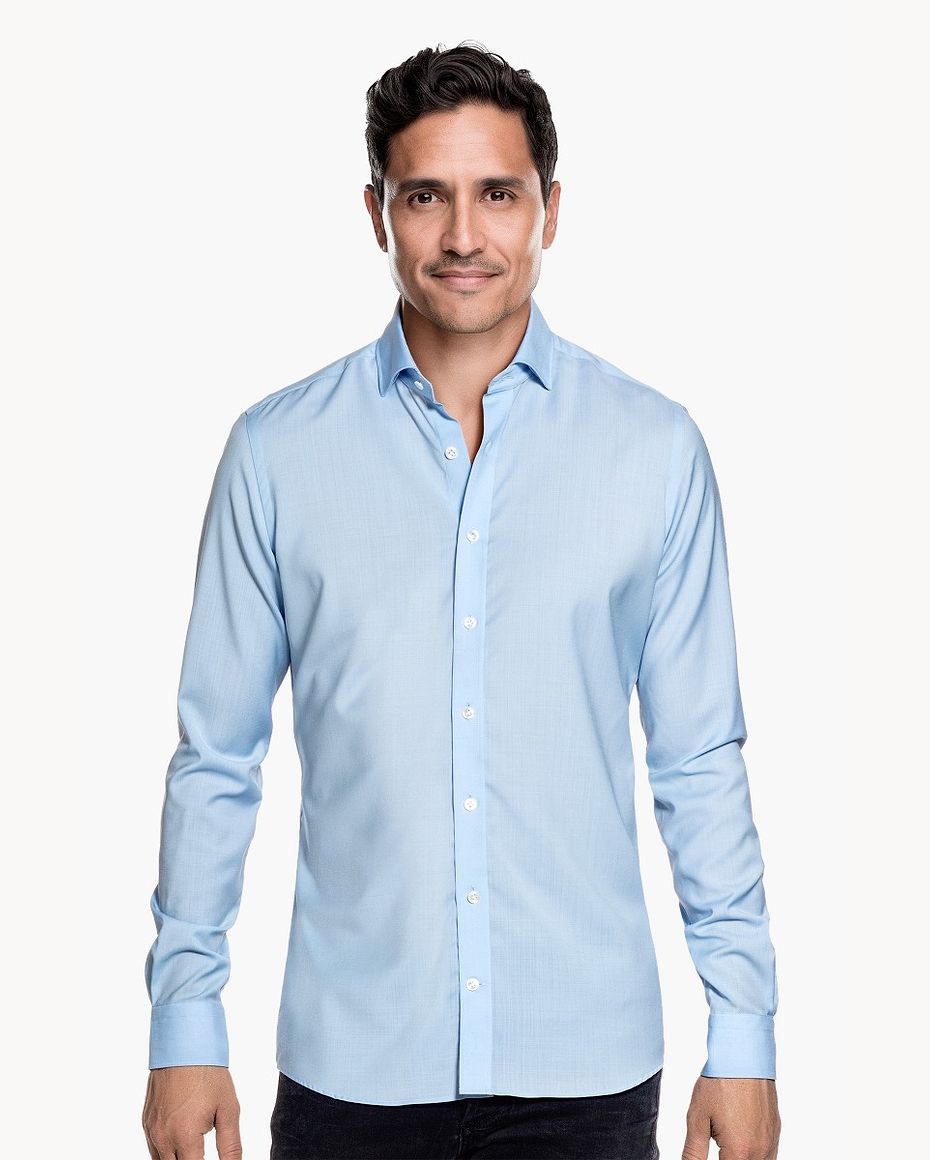 Joe Woven Shirt Light Blue