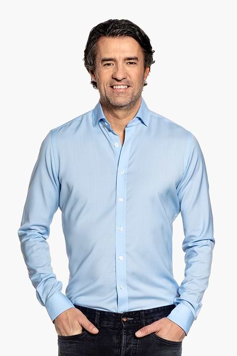 Joe Woven Shirt Light Blue - Base Image