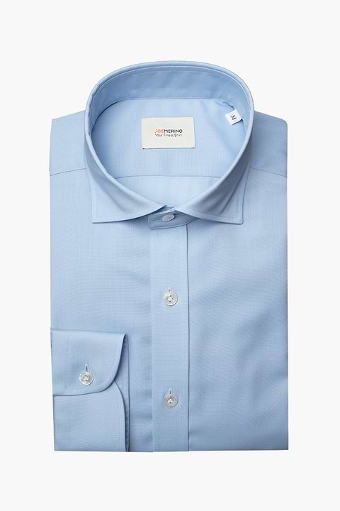 Joe Woven Shirt Light Blue - Base Image