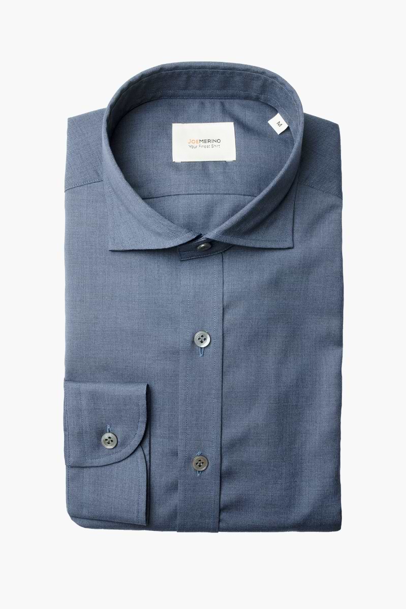 Joe Woven Shirt Light Denim Blue