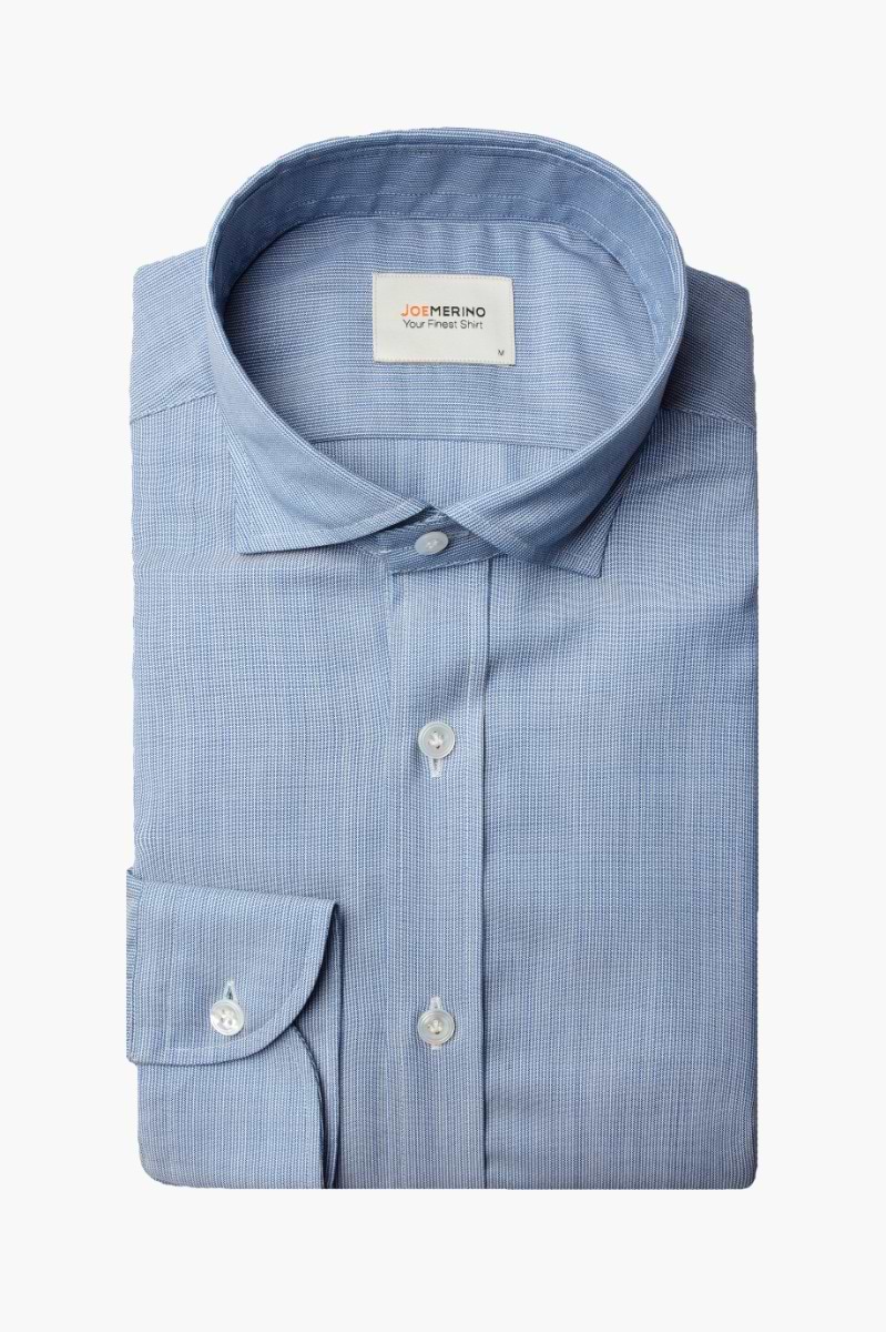 Joe Woven Shirt Mixed Stripes Blue