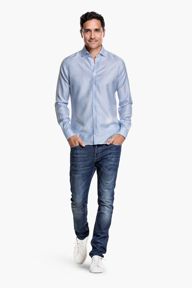 Woven Shirt Oxford Light Blue	