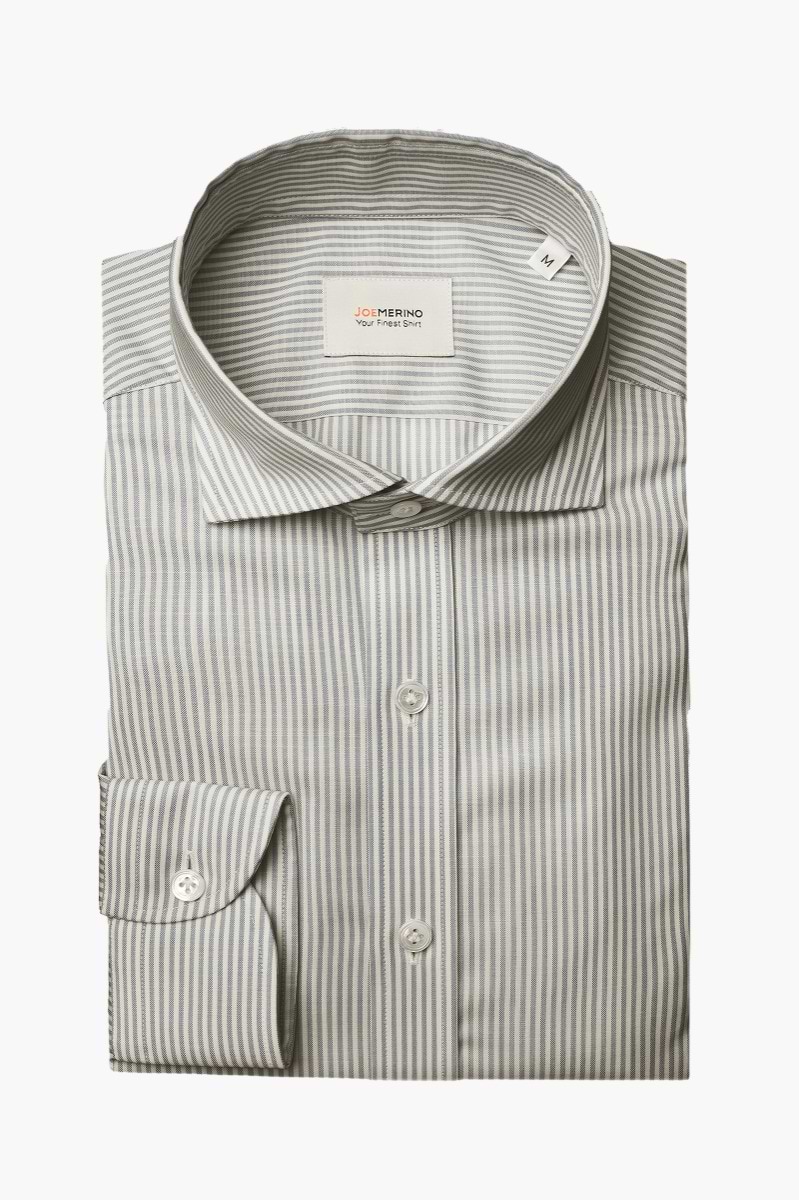 Joe Woven Shirt Stripe Grey