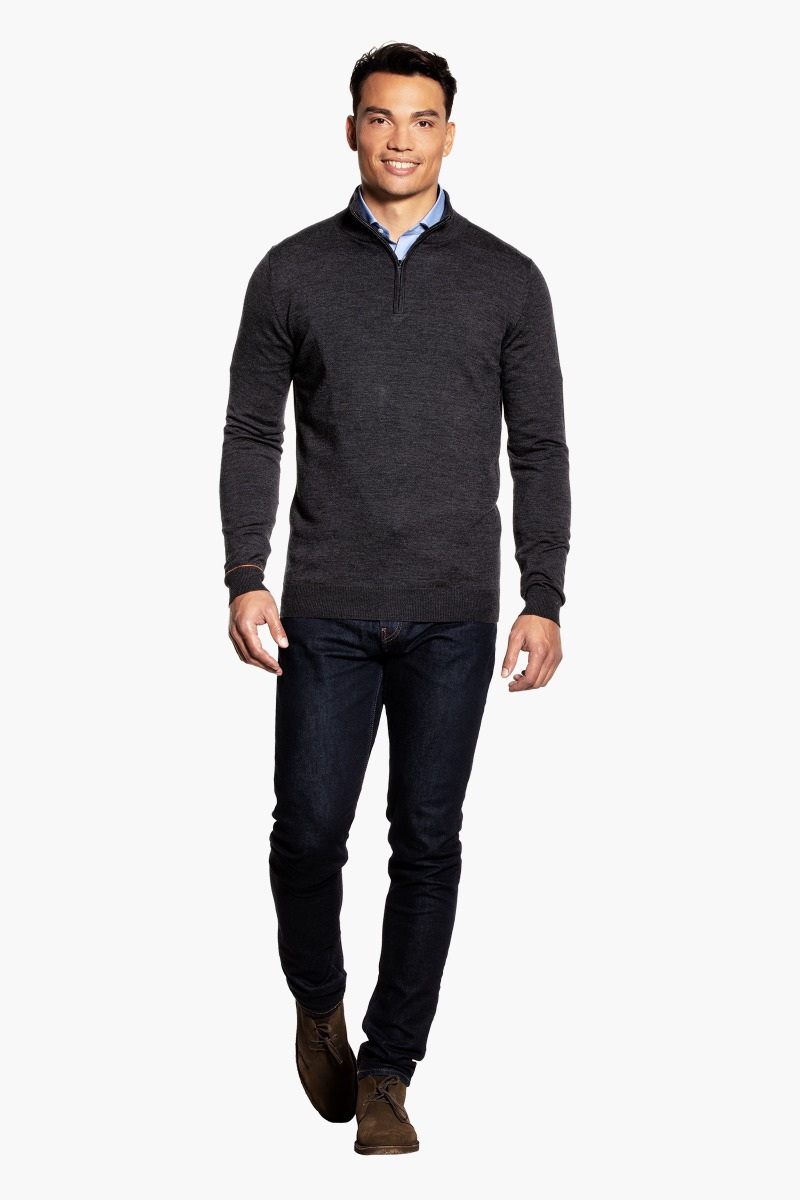 Joe Zip Extra Long Antracite Grey