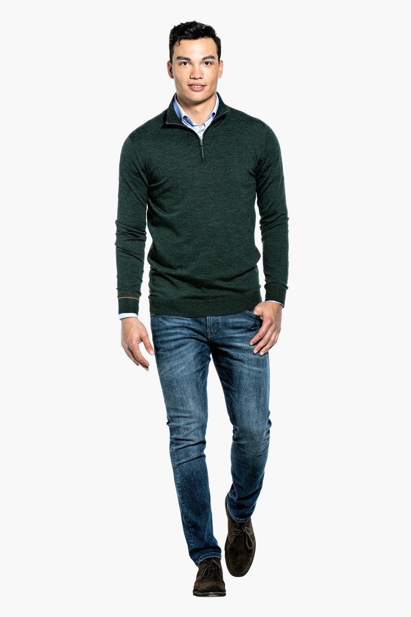 Joe Zip Extra Long British Green