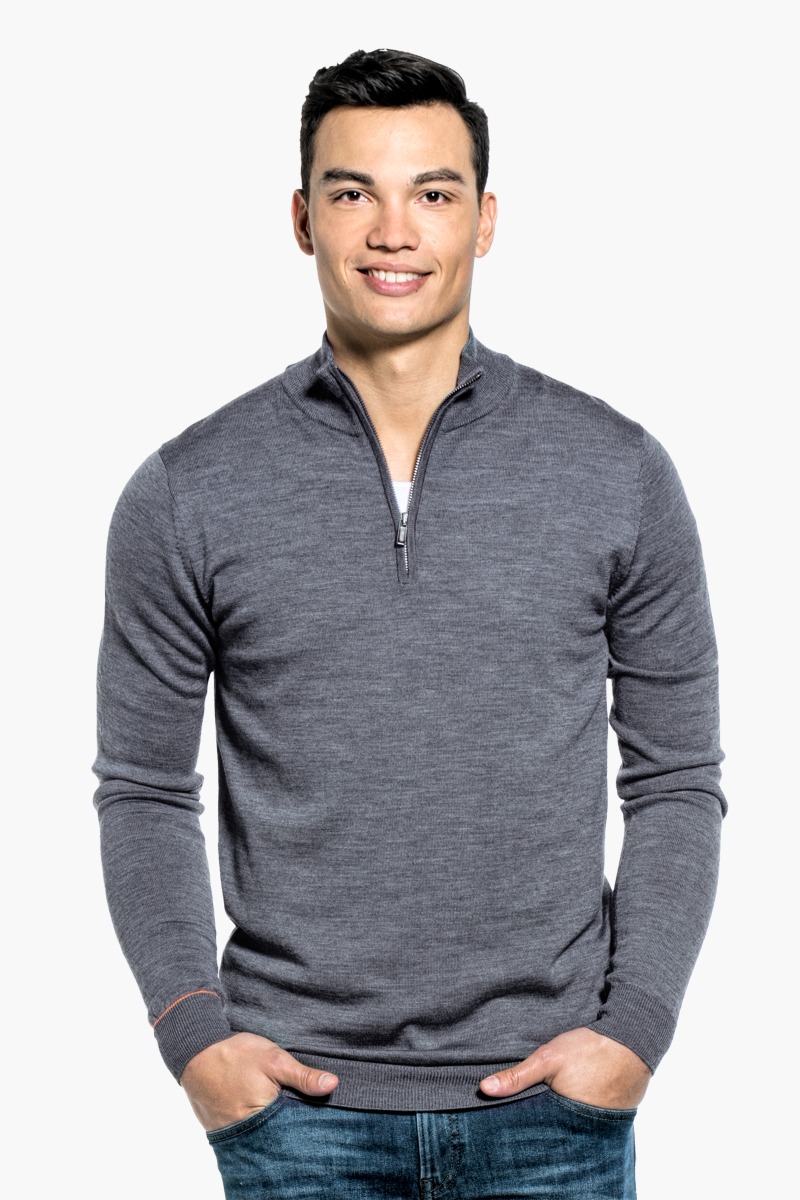 Joe Zip Extra Long Harvard Grey