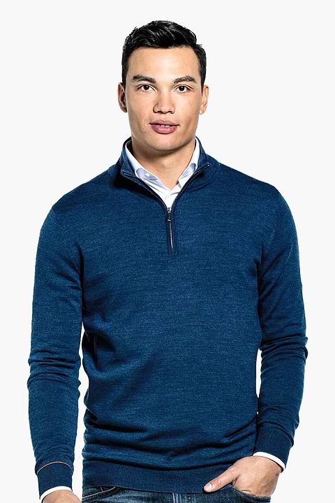 Joe Zip Extra Long New Navy - Base Image