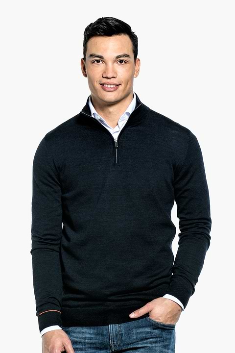 Joe Zip Extra Long True Navy - Base Image